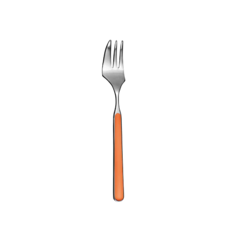 The Fantasia Cake Fork from Mepra in carrot.