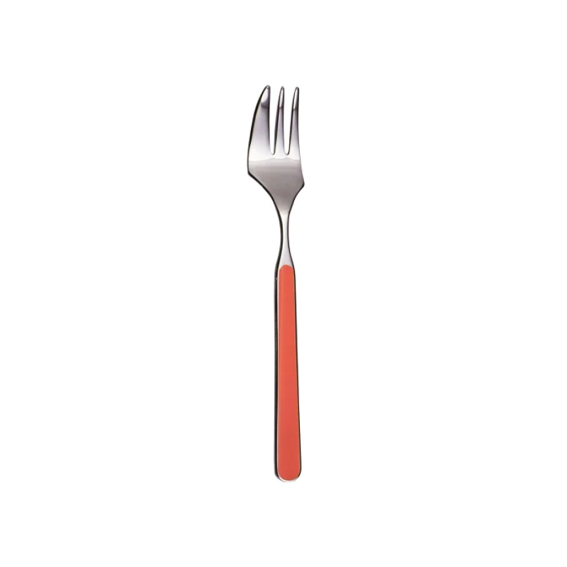 The Fantasia Cake Fork from Mepra in new coral.