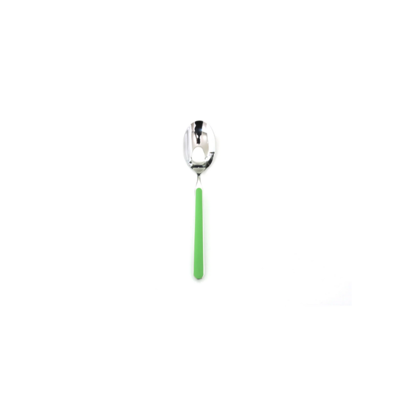 The Fantasia Coffee and Tea Spoon from Mepra in apple green.