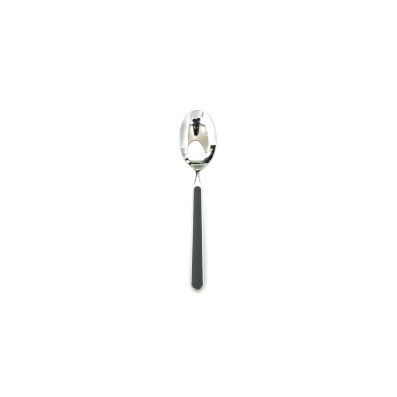 The Fantasia Coffee and Tea Spoon from Mepra in grey.