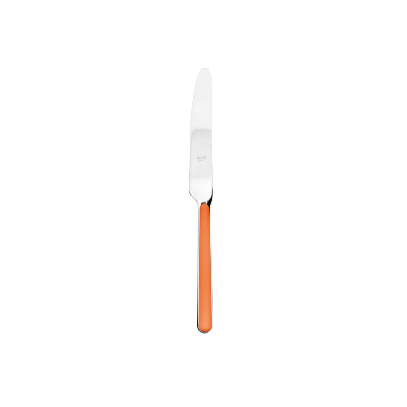 The Fantasia Dessert Knife from Mepra in carrot.