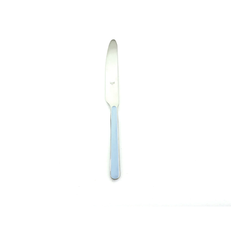 The Fantasia Dessert Knife from Mepra in light blue.