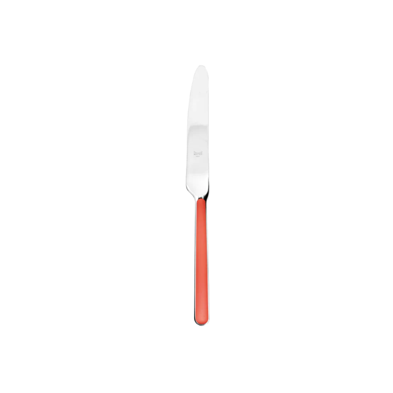 The Fantasia Dessert Knife from Mepra in new coral.