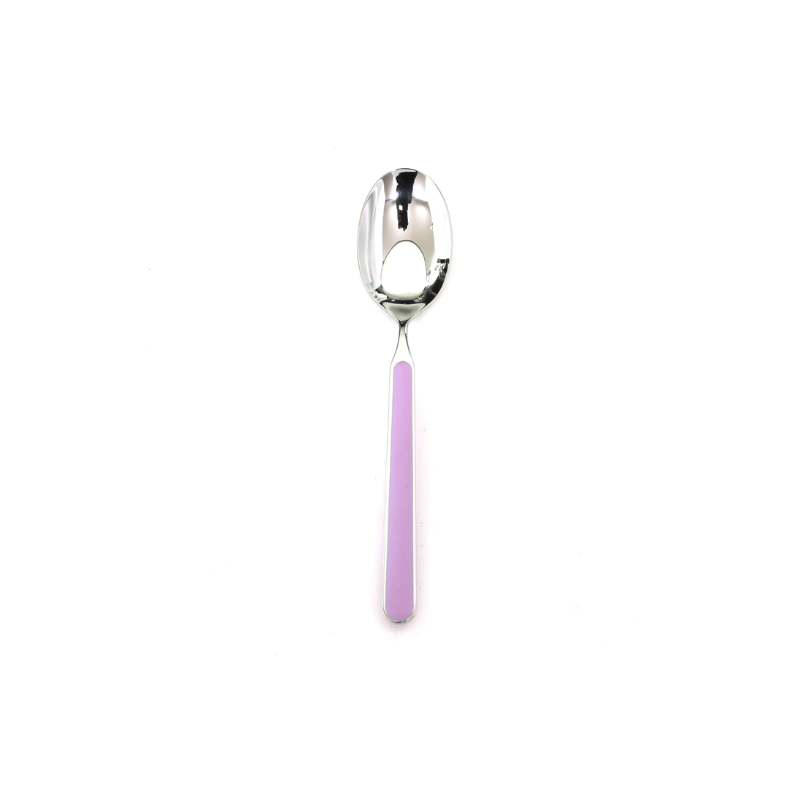 The Fantasia Dessert Spoon from Mepra in lilac.
