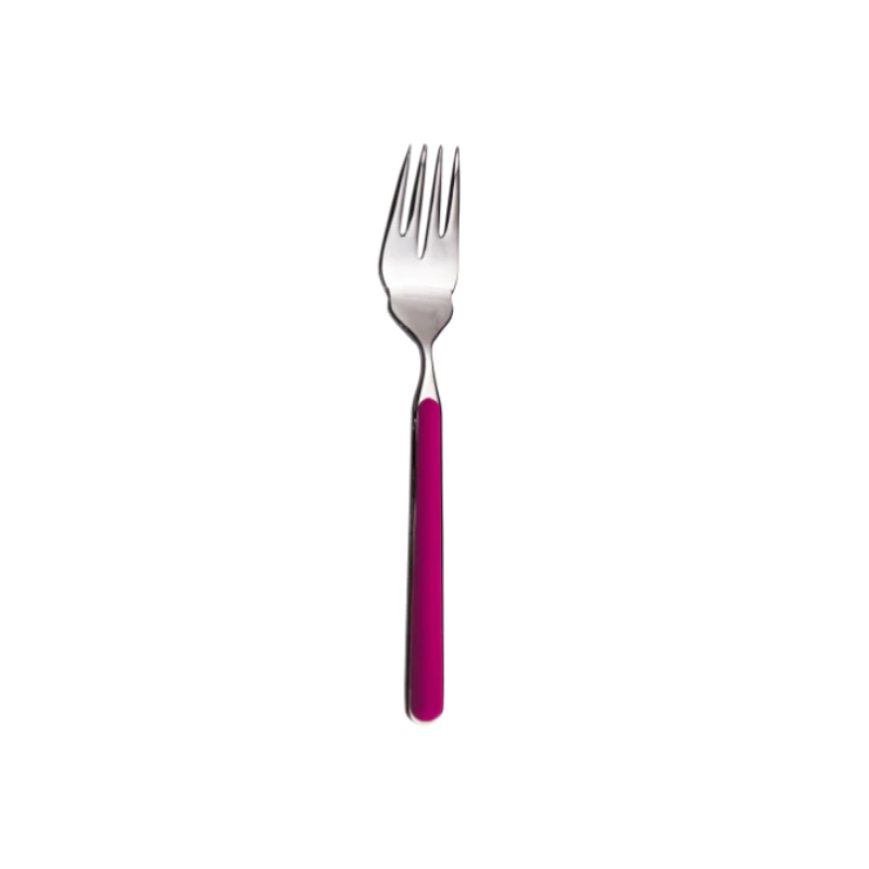 The Fantasia Fish Fork from Mepra in light mauve.