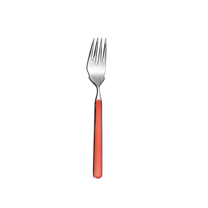 The Fantasia Fish Fork from Mepra in new coral.