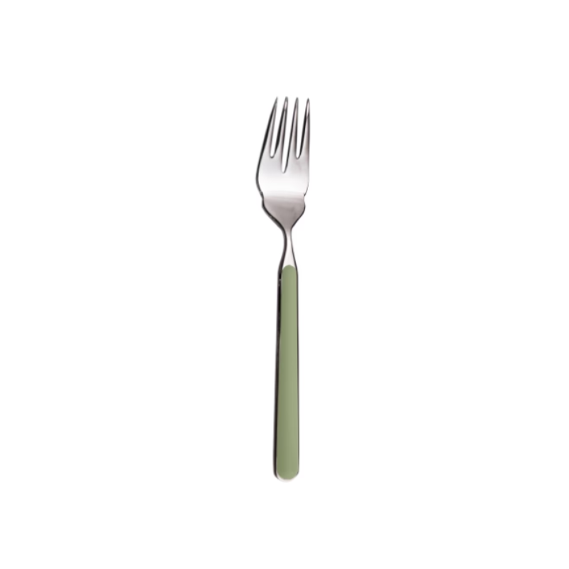 The Fantasia Fish Fork from Mepra in sage.