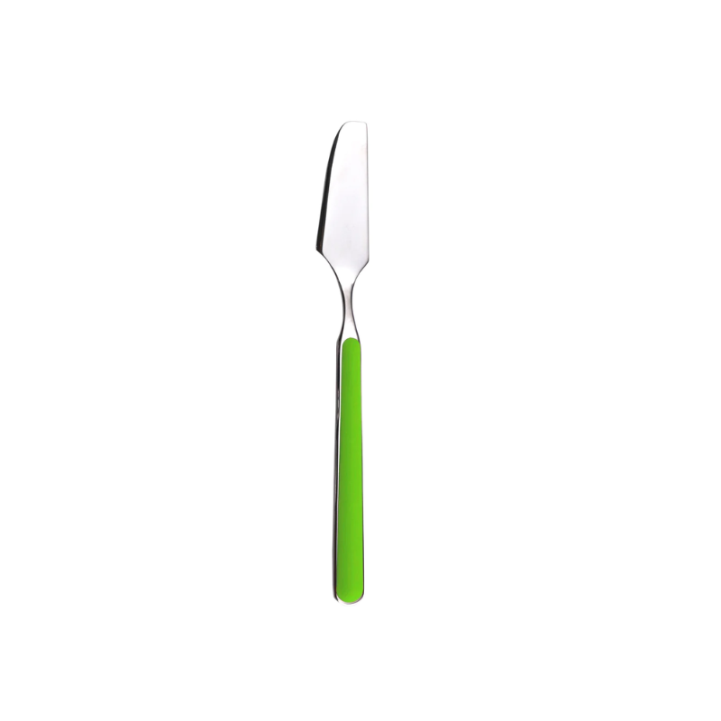 The Fantasia Fish Knife from Mepra in acid green.