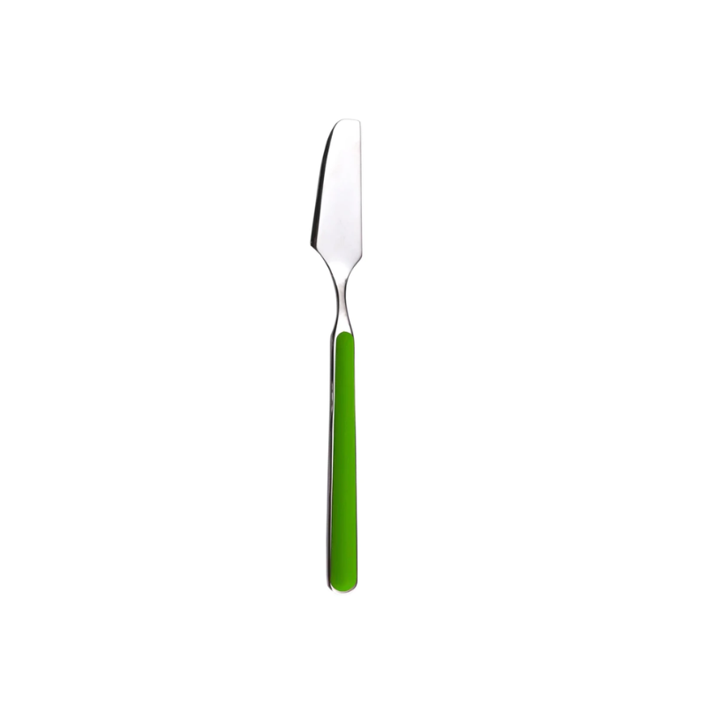 The Fantasia Fish Knife from Mepra in apple green.