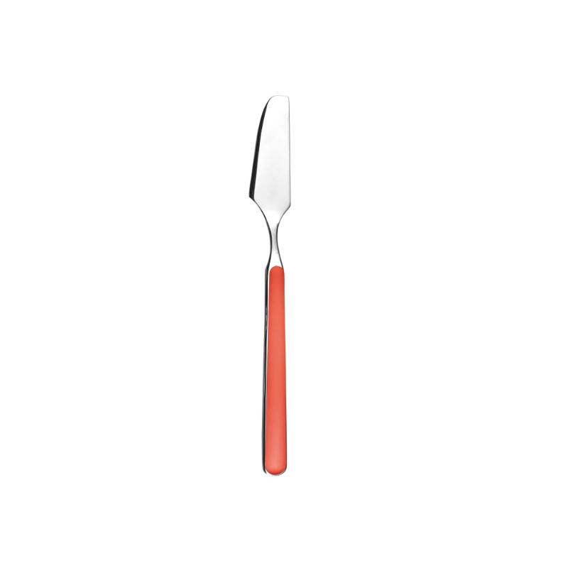 The Fantasia Fish Knife from Mepra in new coral.
