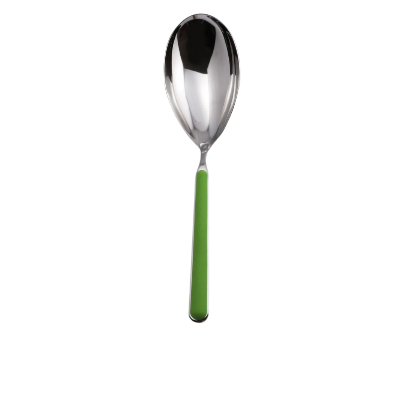 The Fantasia Risotto Spoon from Mepra in apple green.