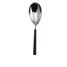 The Fantasia Risotto Spoon from Mepra in black.