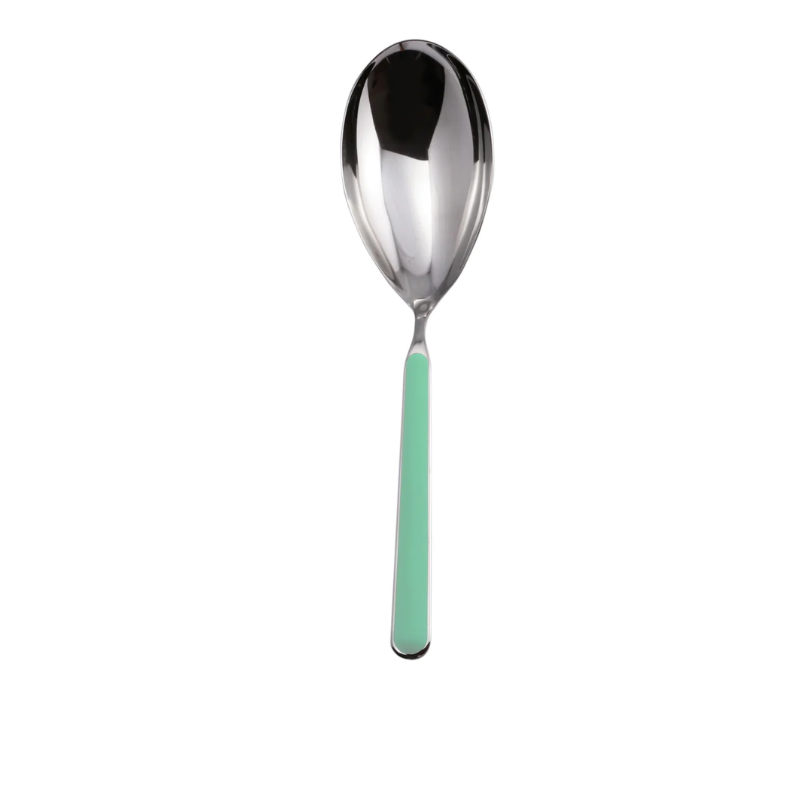 The Fantasia Risotto Spoon from Mepra in green olive.