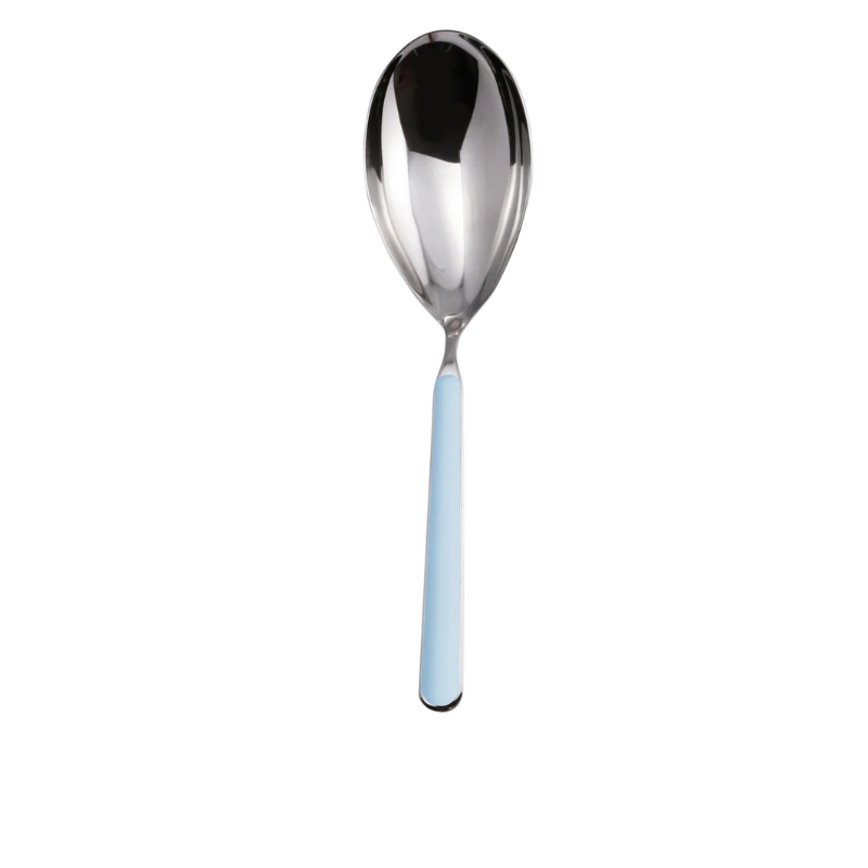 The Fantasia Risotto Spoon from Mepra in light blue.