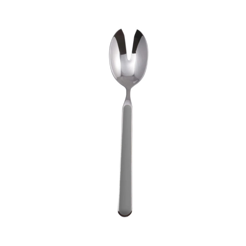 The Fantasia Salad Serving Fork from Mepra in grey.