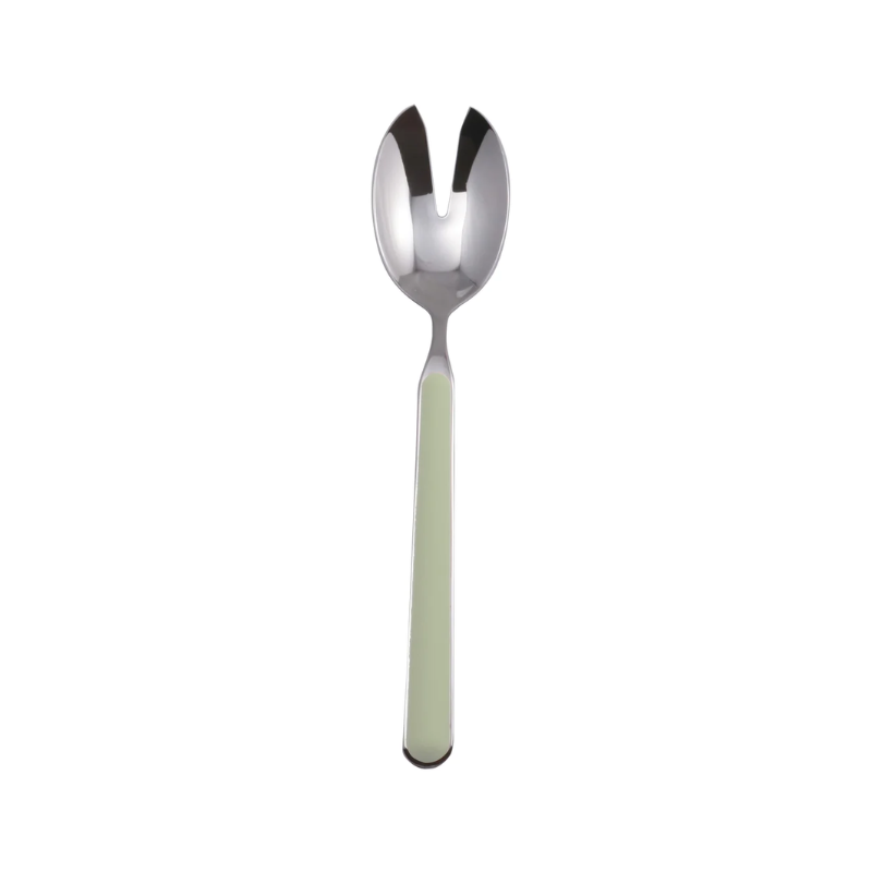 The Fantasia Salad Serving Fork from Mepra in sage.