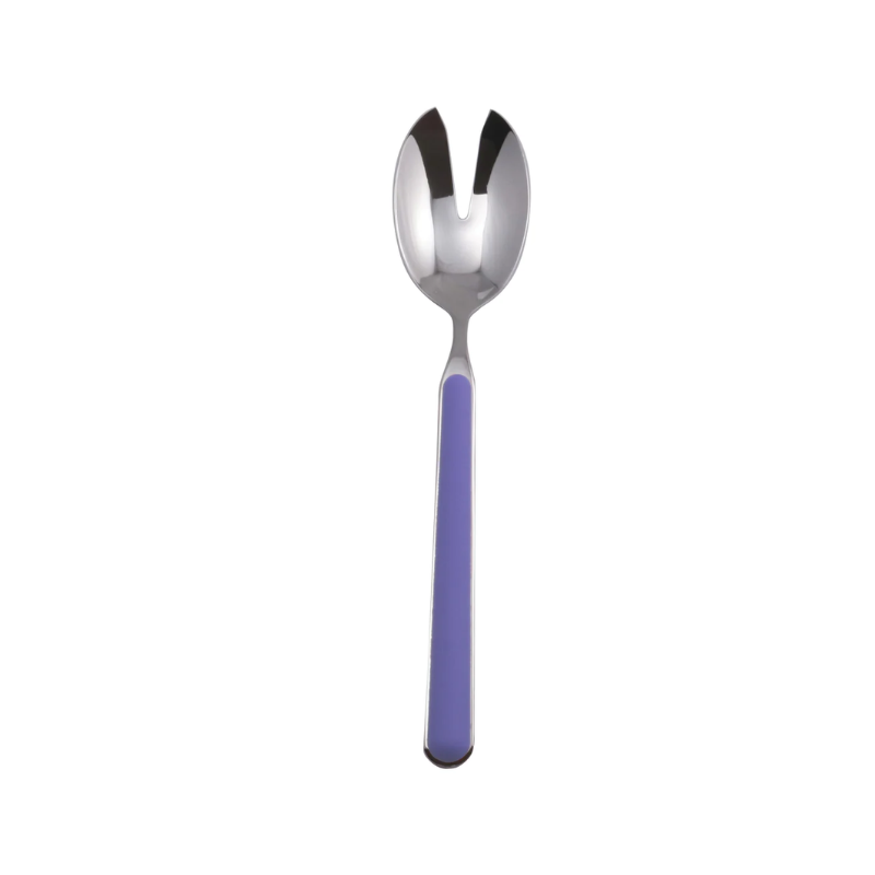 The Fantasia Salad Serving Fork from Mepra in sugar paper.