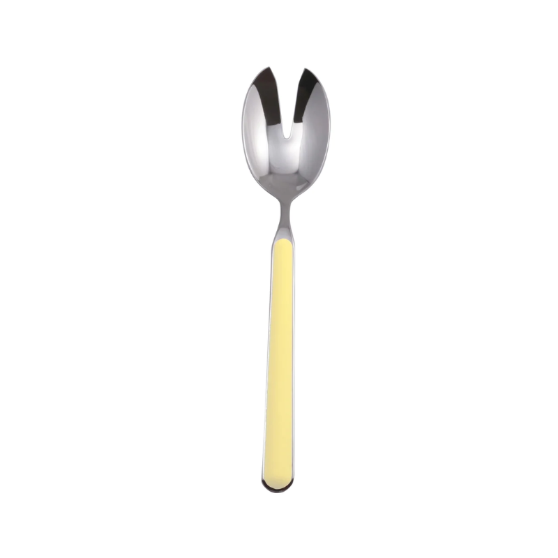The Fantasia Salad Serving Spoon from Mepra in vanilla.