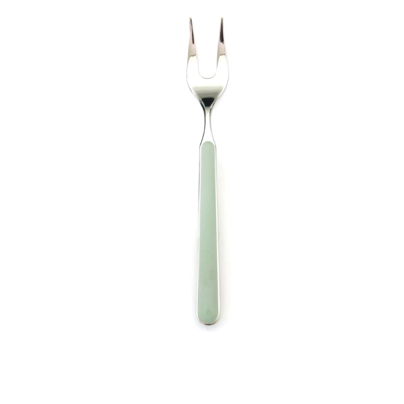 The Fantasia Serving Fork from Mepra in sage.