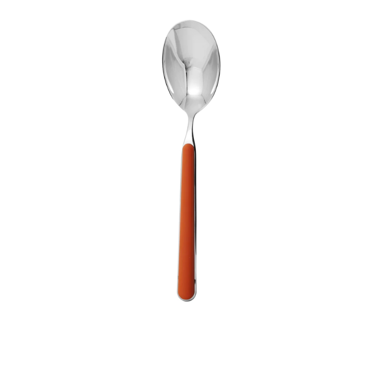 The Fantasia Serving Spoon from Mepra in carrot.