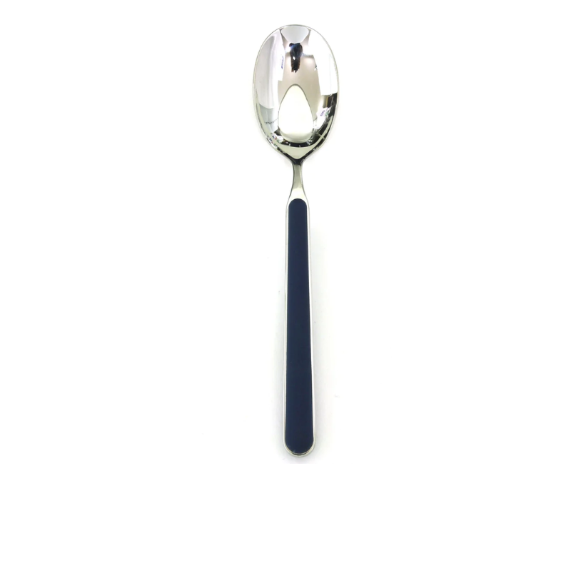 The Fantasia Serving Spoon from Mepra in cobalt.