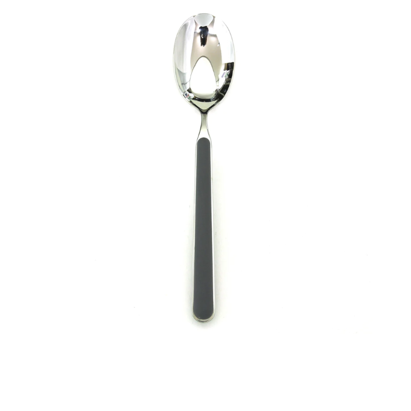 The Fantasia Serving Spoon from Mepra in grey.
