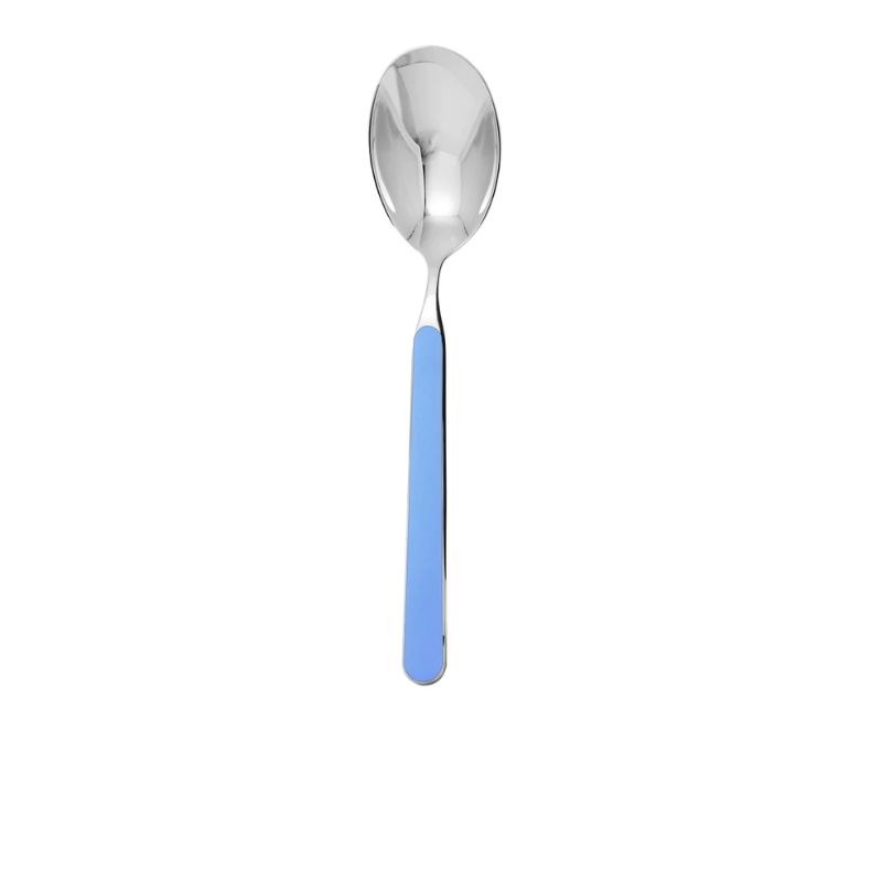 The Fantasia Serving Spoon from Mepra in lavender.