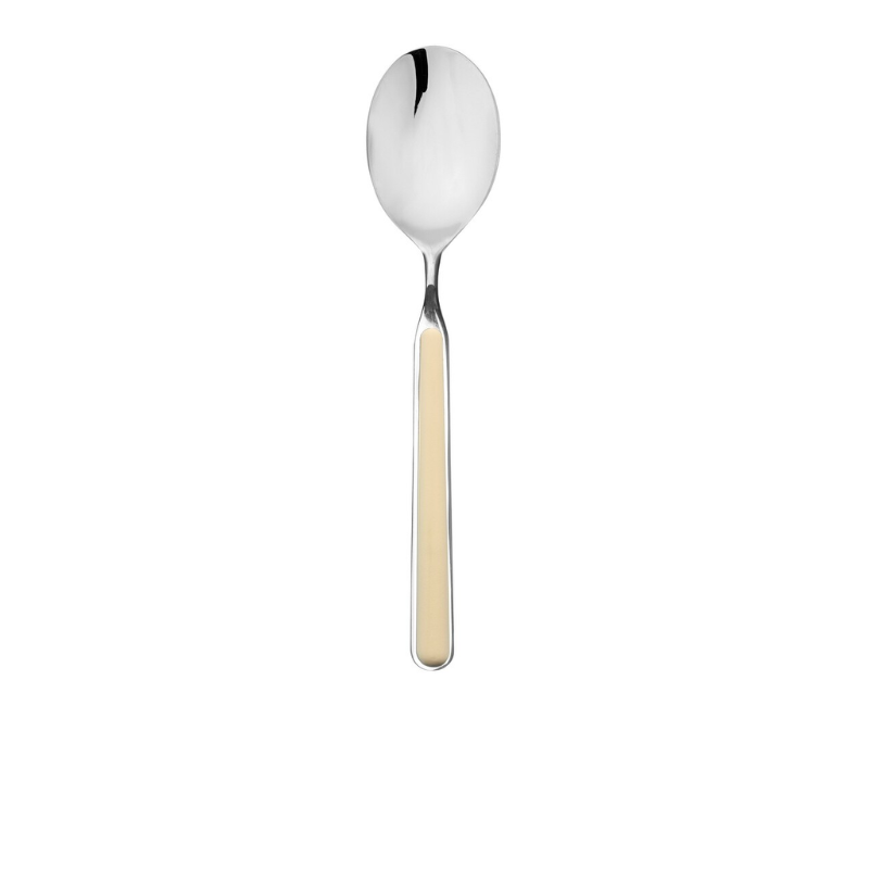 The Fantasia Serving Spoon from Mepra in sesame.