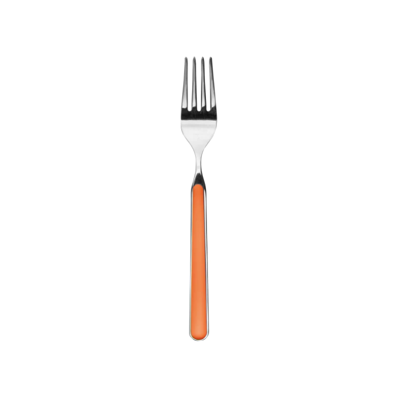 The Fantasia Table Fork from Mepra in carrot.