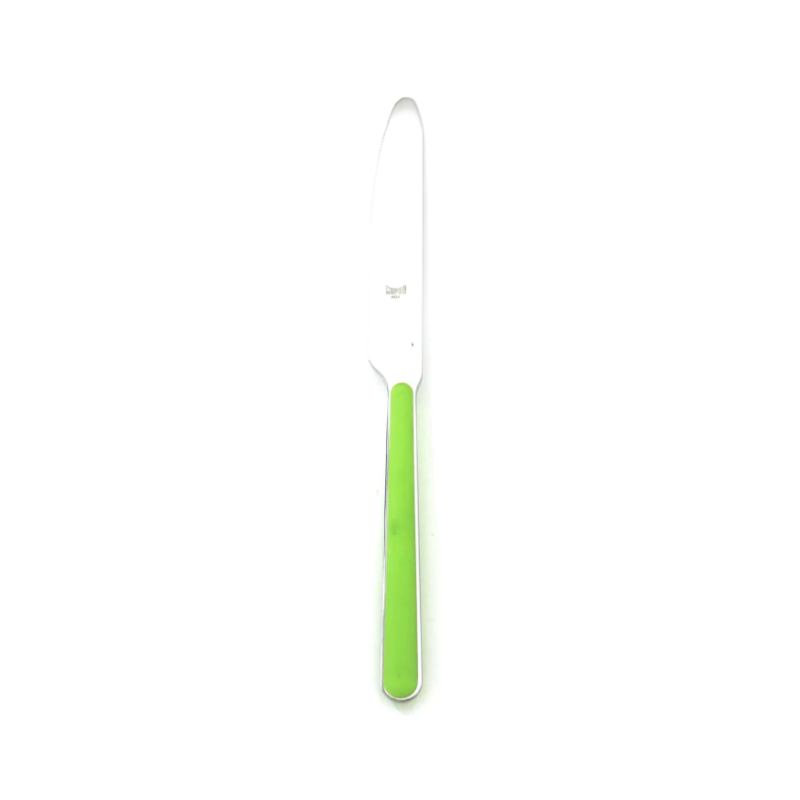 The Fantasia Table Knife from Mepra in acid green.