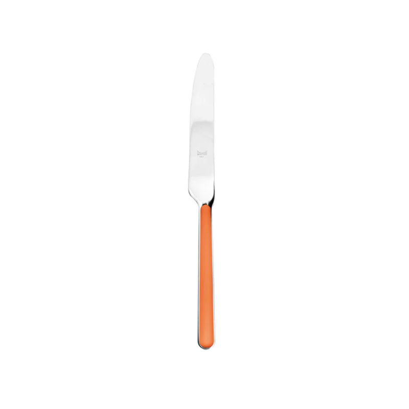The Fantasia Table Knife from Mepra in carrot.