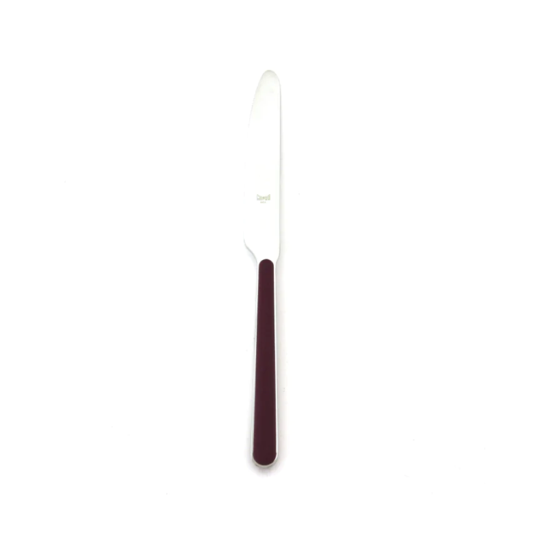 The Fantasia Table Knife from Mepra in light mauve.