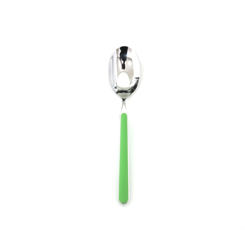 The Fantasia Table Spoon from Mepra in apple green.