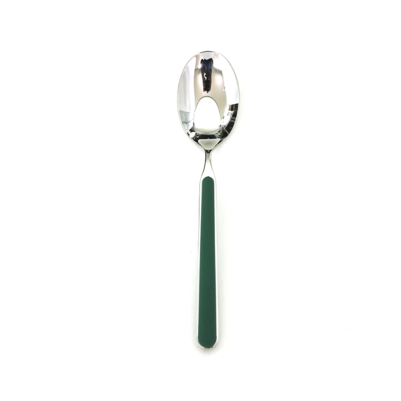 The Fantasia Table Spoon from Mepra in green.