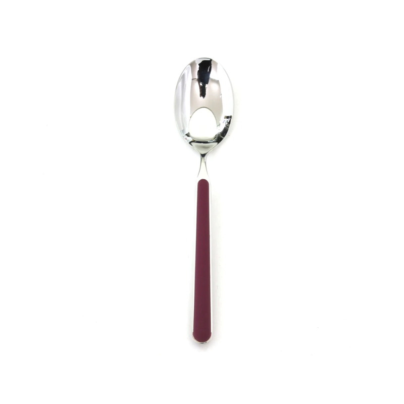 The Fantasia Table Spoon from Mepra in light mauve.