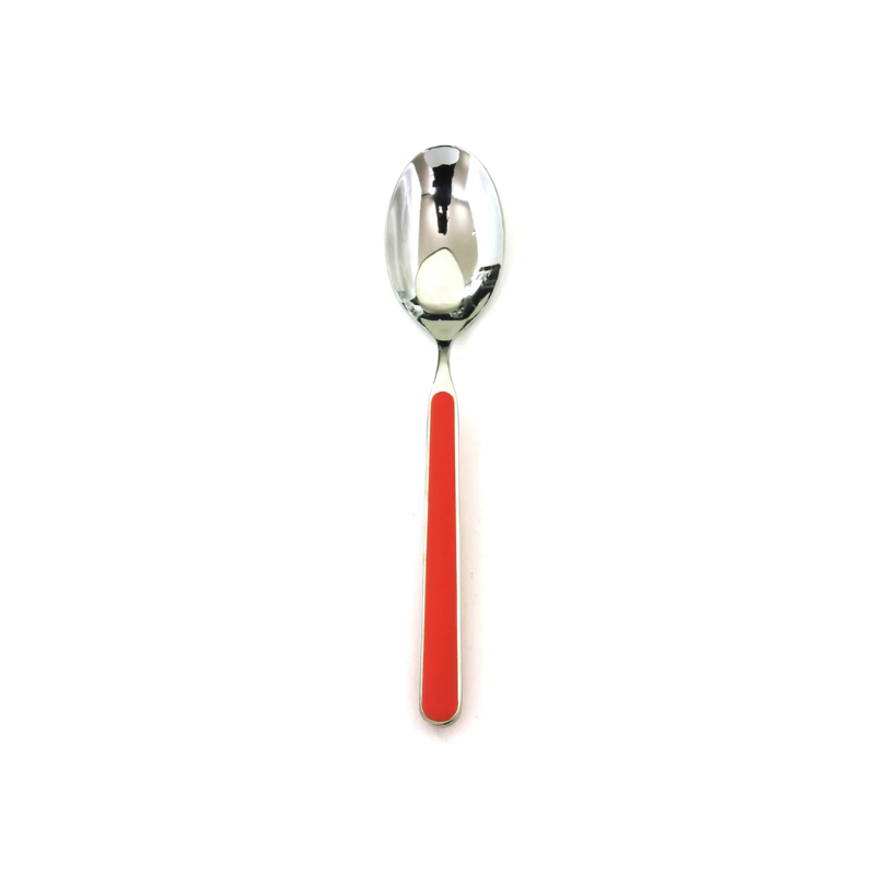 The Fantasia Table Spoon from Mepra in new coral.