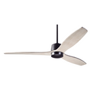 The Arbor DC - 54" ceiling fan by Modern Fan Co. with the dark bronze finish and whitewash blades.