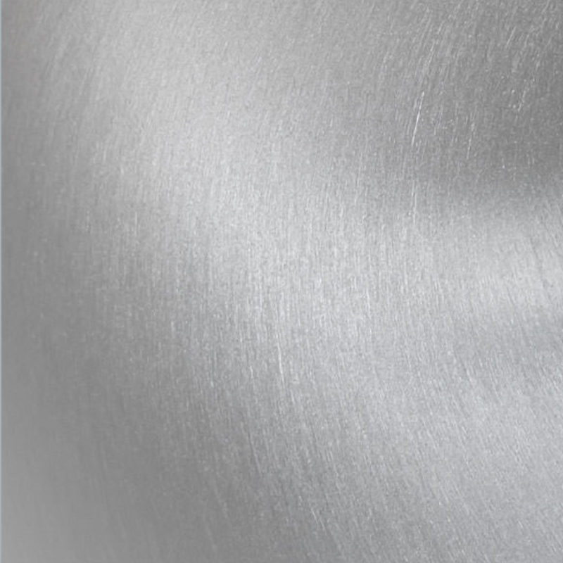 The brushed aluminum finish for a down rod coupler from The Modern Fan Co.