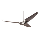 Made out of die cast aluminum with injection-molded ABS blades this is the IC/Air3 DC - 56″ from the Modern Fan Co. This photograph shows the bright nickel body and graywash blade options.