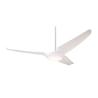 The IC/Air3 DC - 56″ from Modern Fan Co. with the LED option. Shown is the gloss white body and whitewash blades.
