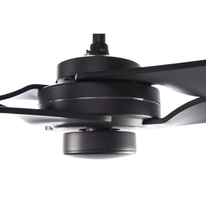 A close up shot of the Torsion - 52" from The Modern Fan Co. 