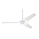 The Torsion - 52" from The Modern Fan Co. with gloss white body and whitewash plywood blades.