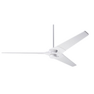 The Torsion - 62" from Modern Fan Co. with the gloss white body and white blades.