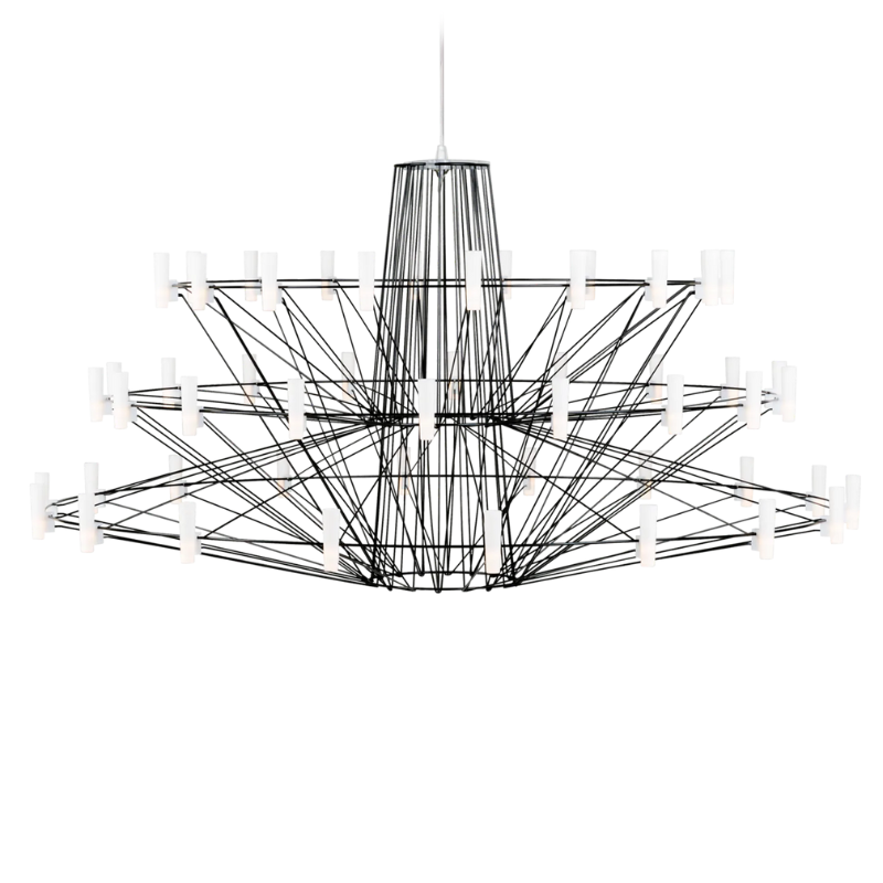 The large Coppélia Suspended from Moooi in black.