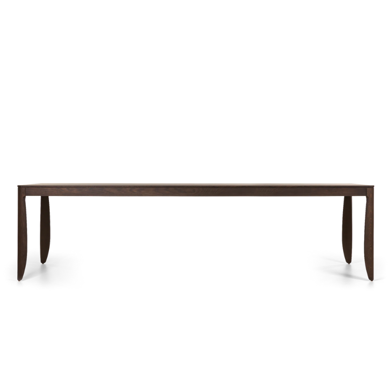 The 110 inch Monster Table from Moooi in wenge stained color.