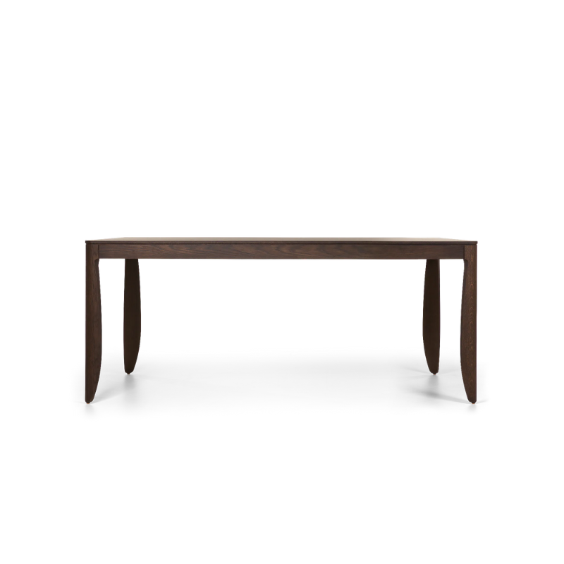 The 70 inch Monster Table from Moooi in wenge stained color.