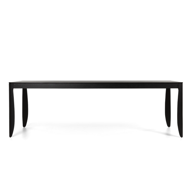 The 94 inch Monster Table from Moooi in black stained color.