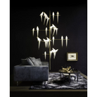 The Perch Tree Chandelier (aka Perch Tree Light) from Moooi in a living room.