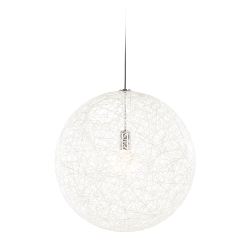 The small Random II Pendant from Moooi in white.