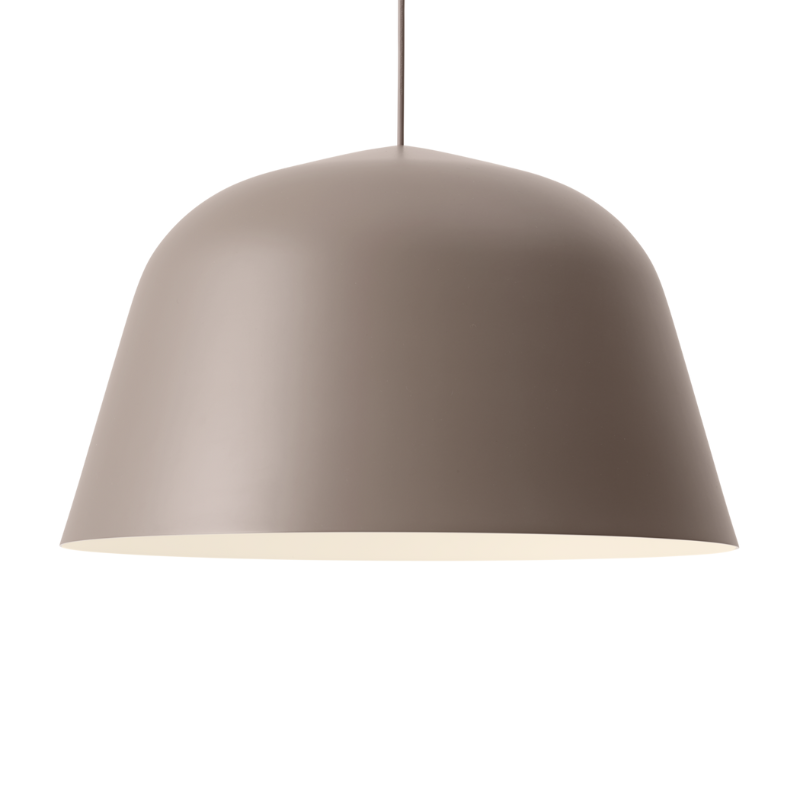 The large Ambit Pendant Lamp from Muuto in taupe.